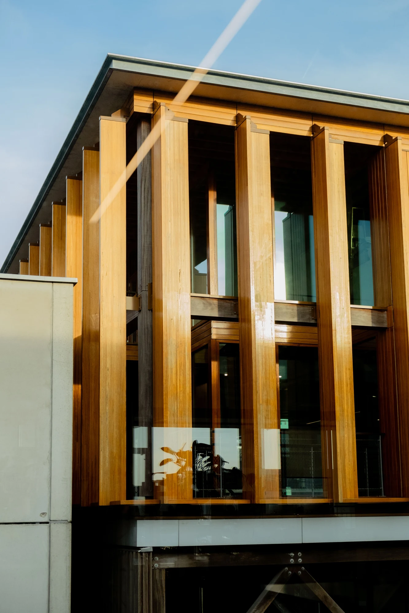 Explore the character of a timber-inspired facade. Stock design inspiration, not a Hengpu project.